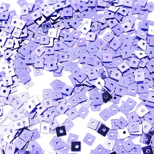 20g metallic pourpre violet plat carré de paillettes confettis à coudre sur la broche de la broderie sku-40142