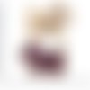 2pcs rose violet tissu tricoté or de chien de terrier de accessoires à cheveux broche enfants tchèqu sku-39555