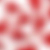 10pcs rouge coton mini pompons avec de l'or anneau de saut crochet déclaration gland pour la fabrica sku-40195