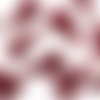 12pcs bordeaux rouge en satin de coton mini pompons de déclaration gland pour la fabrication de bijo sku-40208