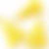 12pcs or jaune satin de coton mini pompons avec de l'or anneau de saut crochet déclaration gland pou sku-40210