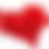 8pcs rouge chaud teint moelleux de plumes marabou turquie bricolage chapeau de mariage de bijoux de  sku-39424