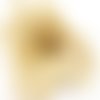 20pcs blanc ivoire naturel de plumes de coq pendentif boucles d'oreilles bijoux de la chapellerie se sku-39363