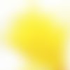 6pcs jaune teint dépouillé coq de longues plumes fines extensions de cheveux boucles d'oreilles bijo sku-39410