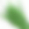 6pcs vert teint dépouillé coq de longues plumes fines extensions de cheveux boucles d'oreilles bijou sku-39415