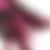 6pcs rayée de brun rose teint les plumes de la queue de faisan cheveux diy chapeau masque de bijoux  sku-39660