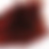 14pcs orange rougeâtre teint les plumes de coq pendentif boucles d'oreilles bijoux de la chapellerie sku-39391