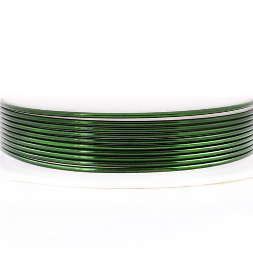 1 5 m 4 9 pi 1.6 yrd vert enveloppé artistique aluminium perles de l'artisanat de bijoux en fil d'en sku-40316