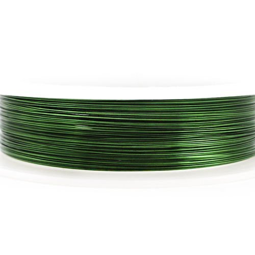 9m 30 10yrd vert enveloppé artistique aluminium perles de l'artisanat de bijoux en fil d'enrouler su sku-40326