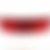 3 5 m 11.4 ft 3.8 yrd rouge enveloppé artistique aluminium perles de l'artisanat de bijoux en fil d' sku-40365