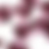10pcs rouge rose au crochet tricoté à plat applique de fleur patch à coudre sur la broche brodée à l sku-40381