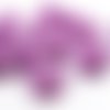 60pcs rose violet moelleux polyester pompon boule pendentif charme pon pon ponpon mala bracelet coll sku-40306