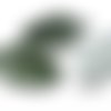 2pcs vert exclusive naturel authentique cuir couleur feuille charme pendentif boucle d'oreille de bi sku-40406