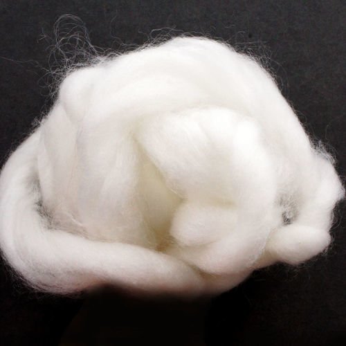Blanche-neige 20g 4m vegan friendly acrylique laine pour aiguille de feutrage de la filature de tric sku-40718