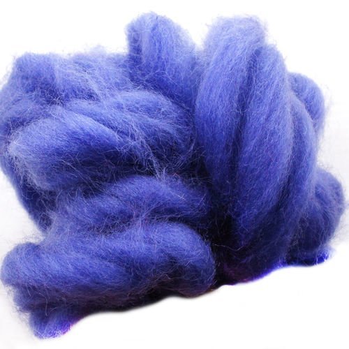 Bleu marine 20g 4m vegan friendly acrylique laine pour aiguille de feutrage de la filature de tricot sku-40720