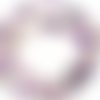 6pcs violet de la pierre fluorine naturelle gemme lisse ronde perles de de 8mm sku-41400