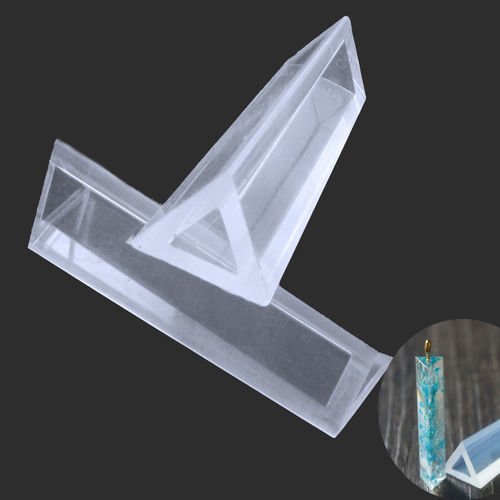 1pc triangle crystal bar cabochon de fabrication de moules en silicone plateau de réglage du support sku-41987