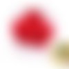 20pcs rouge teint pressé séchées peu narcisse fleur de plantes sèches époxy résine uv pendentif nail sku-41839