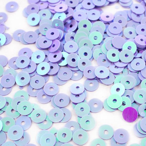 20g pourpre violet ab plate ronde paillettes confettis à coudre sur la broche de la broderie 4mm tro sku-42089