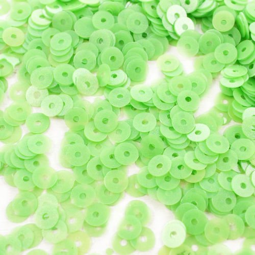 20g matte olive vert rond plat paillettes confettis à coudre sur la broche de la broderie 4mm trou 1 sku-42108
