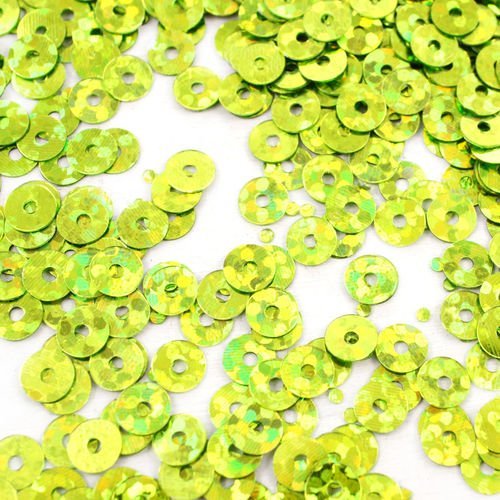 20g métallique vert olive glitter sparkle plate ronde paillettes confettis à coudre sur la broche de sku-42013