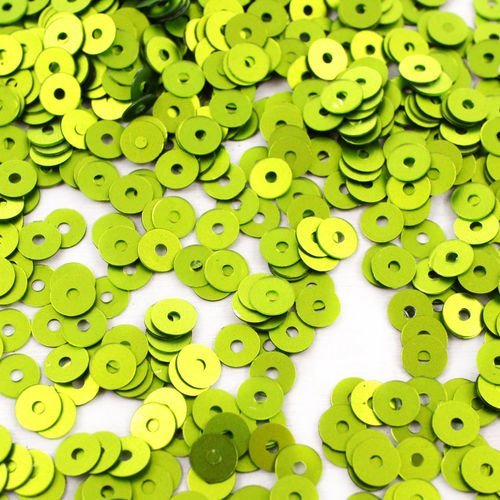 20g matte olive métallique vert rond plat paillettes confettis à coudre sur la broche de la broderie sku-42111