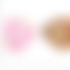 1pc chat blanc rose d'or à la coupe de couleur argenté émail collier insigne broche épinglettes de b sku-41928