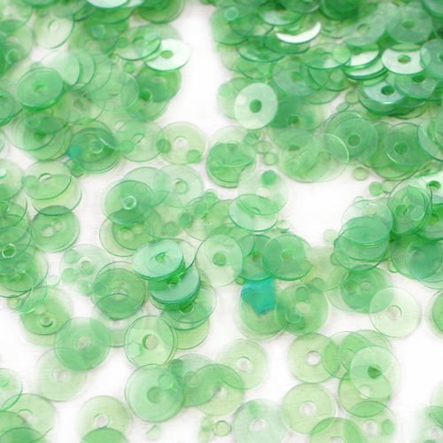 20g clair sombre de l'herbe vert armée plate ronde paillettes confettis à coudre sur la broche de la sku-42079