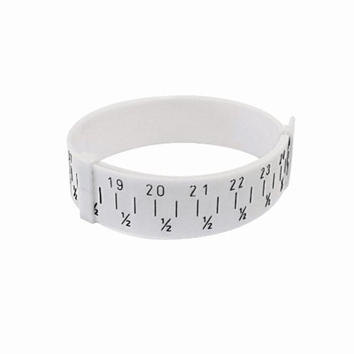 1 ensemble noir en plastique ronde universelle réglable bracelet outils de mesure le professionnel d sku-42443