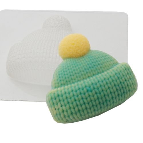 1pc l'hiver au chaud tricoté chapeau de noël de vêtements en plastique fabrication de savon moule 80 sku-42886