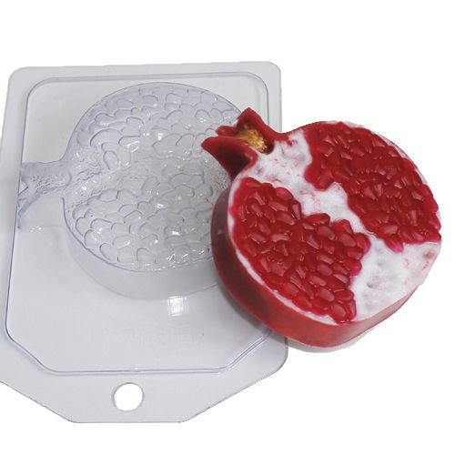 1pc grenade fruit de la nourriture en plastique fabrication de savon moule 88x81x20mm sku-42922