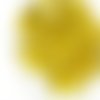 20g de cristal jaune or argent bordée facettes tube trou carré de verre tchèque perles de rocaille c sku-42830