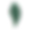 8pcs vert émeraude de la feuille de velours pendentif charme de boucle d'oreille de baisse de la com sku-42368