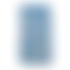 4pcs rectangle bleu en cuir pu avec des paillettes pendentif charme de boucle d'oreille de baisse de sku-42376