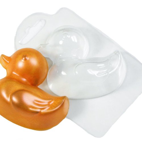 1pc canard en caoutchouc de pour le bain d'oiseau en plastique fabrication de savon moule cadeau ell sku-43080