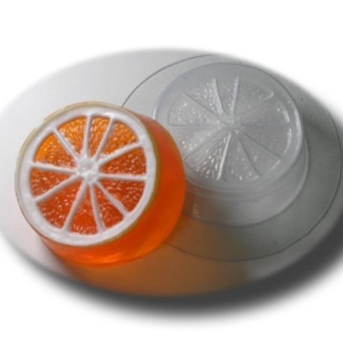 1pc fruits orange cadeau en plastique fabrication de savon moule pour elle lui 77x74x25mm sku-42984