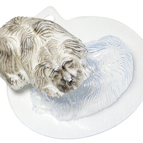 1pc vieux chien de berger anglais de chiens en plastique fabrication de savon moule cadeau pour elle sku-42988