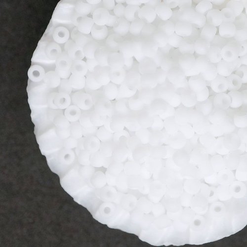 10g opaque mat dépoli blanc rond en verre japonais toho perles de rocaille 11/0 tr-11-41f 2.2 mm sku-43143