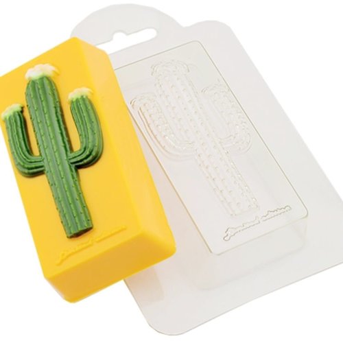 1pc cactus flower nature plage mexicaine en plastique fabrication de savon moule cadeau pour elle lu sku-43115