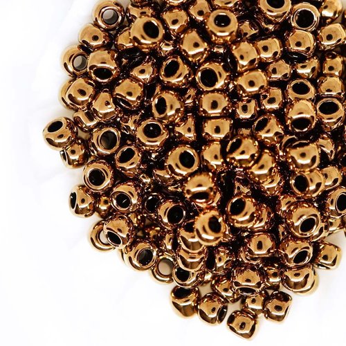 20g bronze verre rond japonais toho perles de graines 8/0 tr-08-221 3mm sku-43153