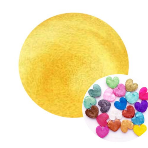 1 pc métallique perle or cosmétique mica poudre pigment pour la fabrication de savon bricolage bougi sku-43249
