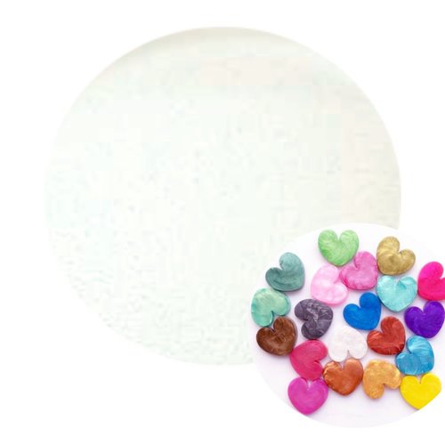 1pc métallique perle blanc cosmétique mica poudre pigment pour la fabrication de savon bricolage bou sku-43256