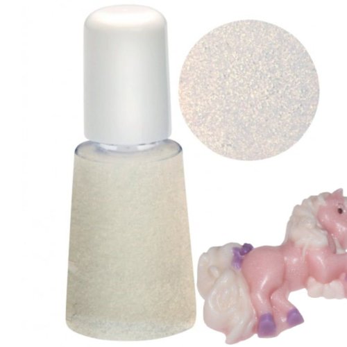 1 pc perle blanc glitter savon vernis pigment pour faisant diy bougies uv résine polymère argile sûr sku-43323