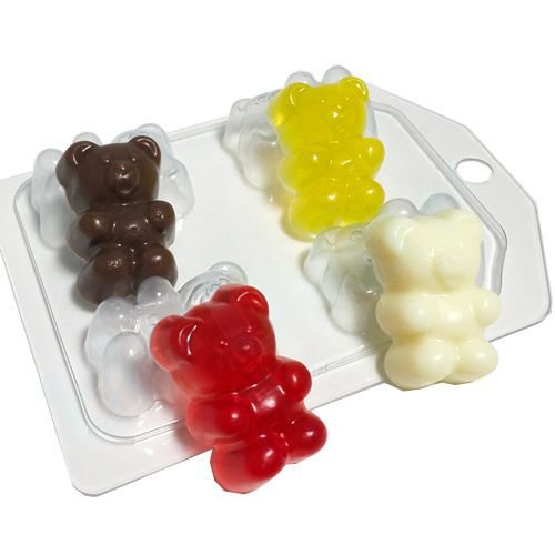 1pc marmelade de gummy bears mini-fête des enfants bébé en plastique de savon la fabrication du choc sku-43590