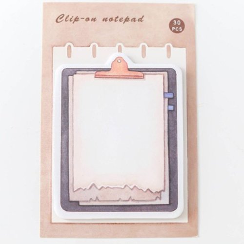 1pc vieux papier rétro nostalgique bloc-notes autocollants decal des notes de scrapbooking bricolage sku-43970