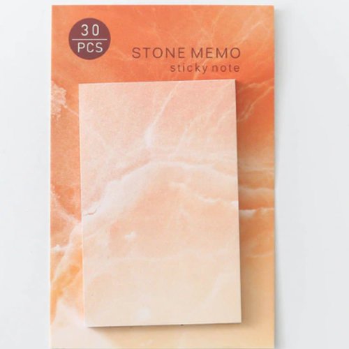 1pc orange agate papier simple pierre planificateur quotidien notes autocollants decal des de scrapb sku-43985