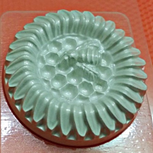 1pc de tournesol fleur l'abeille à miel en plastique fabrication de savon de cire chocolat gypse fro sku-43864