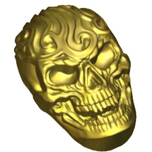 1pc crâne de l'homme halloween effrayant tête en plastique fabrication de savon de cire chocolat gyp sku-43889