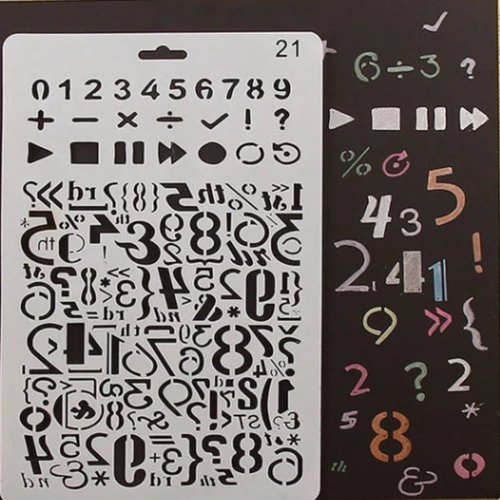 1pc numéros de message en plastique décoration de la maison modèle de la règle de bricolage cartes d sku-44106