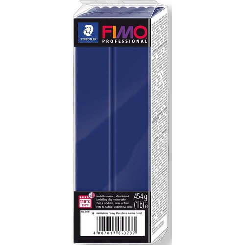 Fimo professional bleu marine 454 g de bloc de 8041-34 sku-45916